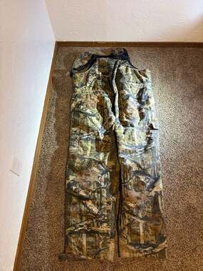 Whitewater Strategic Hunting Apparel Insulated Camo Bib Overalls 2XL